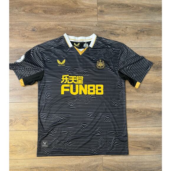 21/22 New Castle United Away Kit Jersey Mens XXL Castore - Picture 1 of 7